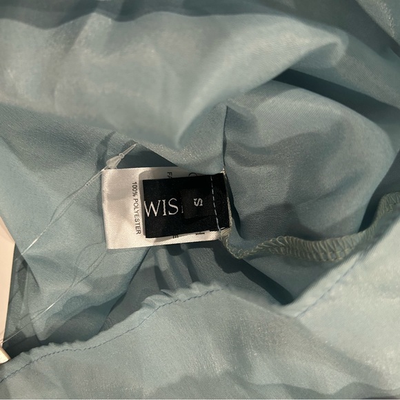 Chicwish Blue Embroidery Lace Maxi skirt - Picture 7 of 9